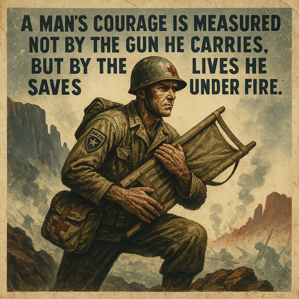 Desmond Doss, WWII Unarmed Medic Who Saved 75 Men at Hacksaw Ridge