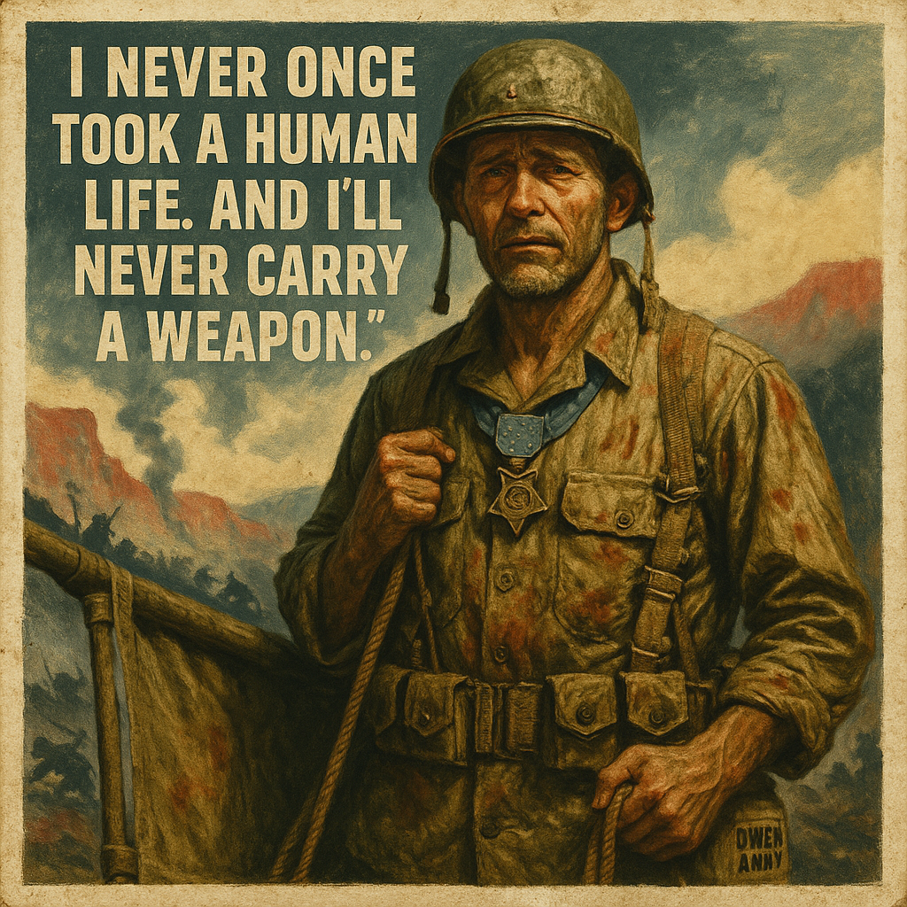 Desmond Doss Medic Who Saved 75 Men Without a Gun on Hacksaw Ridge