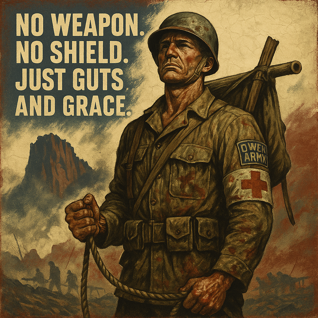 Desmond Doss, unarmed medic who saved 75 on Hacksaw Ridge