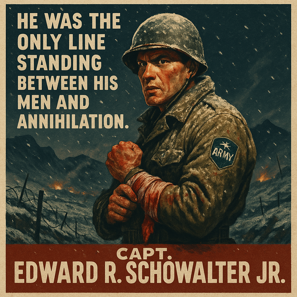 Wounded Captain Edward R. Schowalter Jr. Awarded Medal of Honor