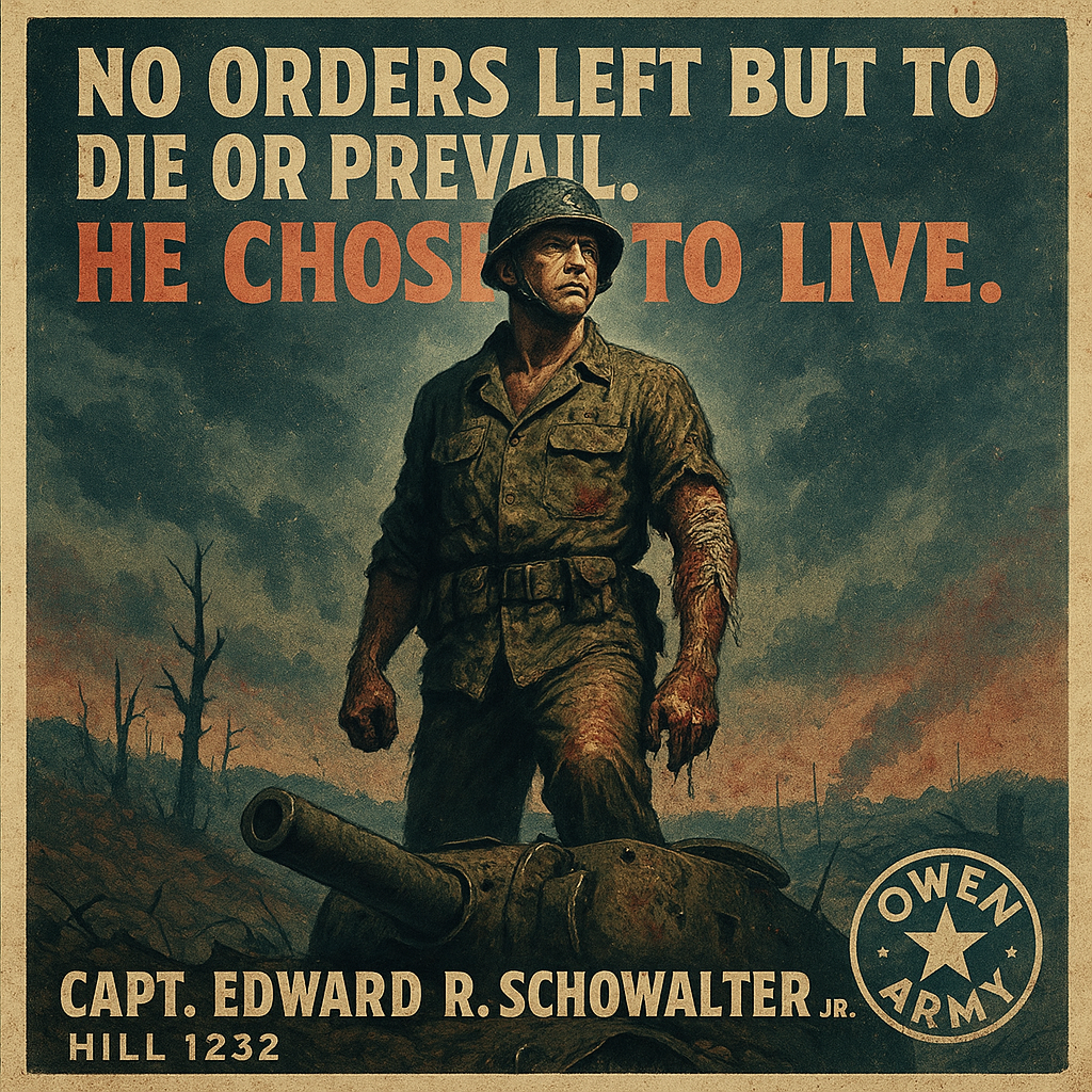 Edward R. Schowalter Jr. Received Medal of Honor at Hill 1232 in Korea