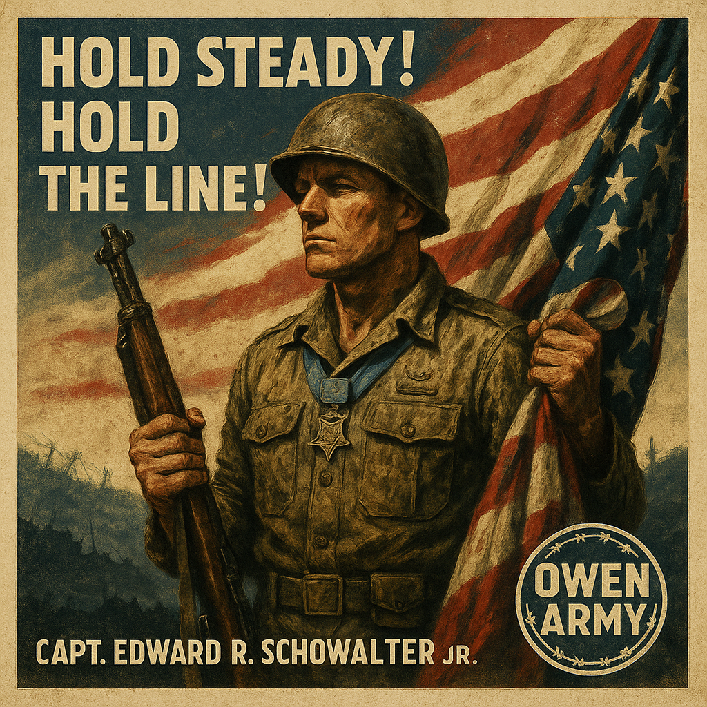 Captain Edward R. Schowalter Jr. Medal of Honor at Hwacheon Ridge