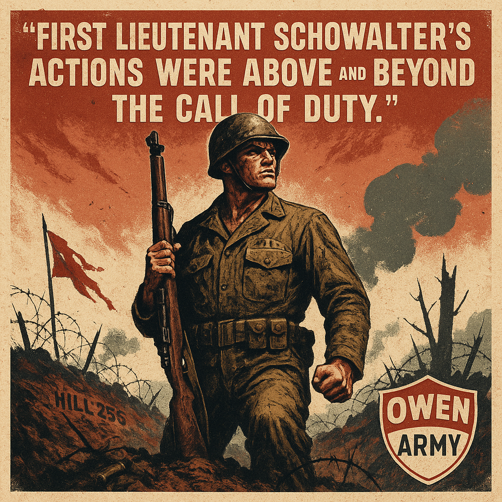 Edward R. Schowalter Jr., Hill 256 Medal of Honor Hero