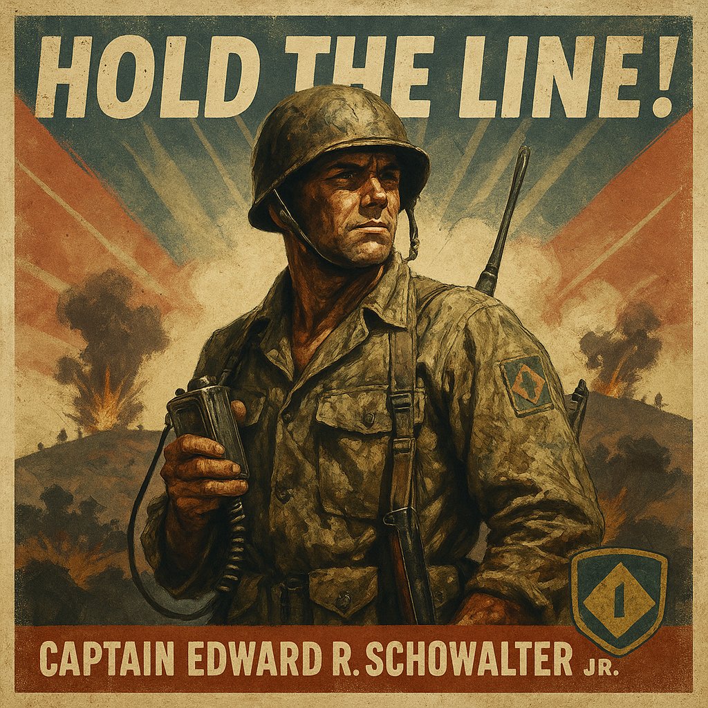 Edward R. Schowalter Jr. Receives Medal of Honor on Hill 188, Korea