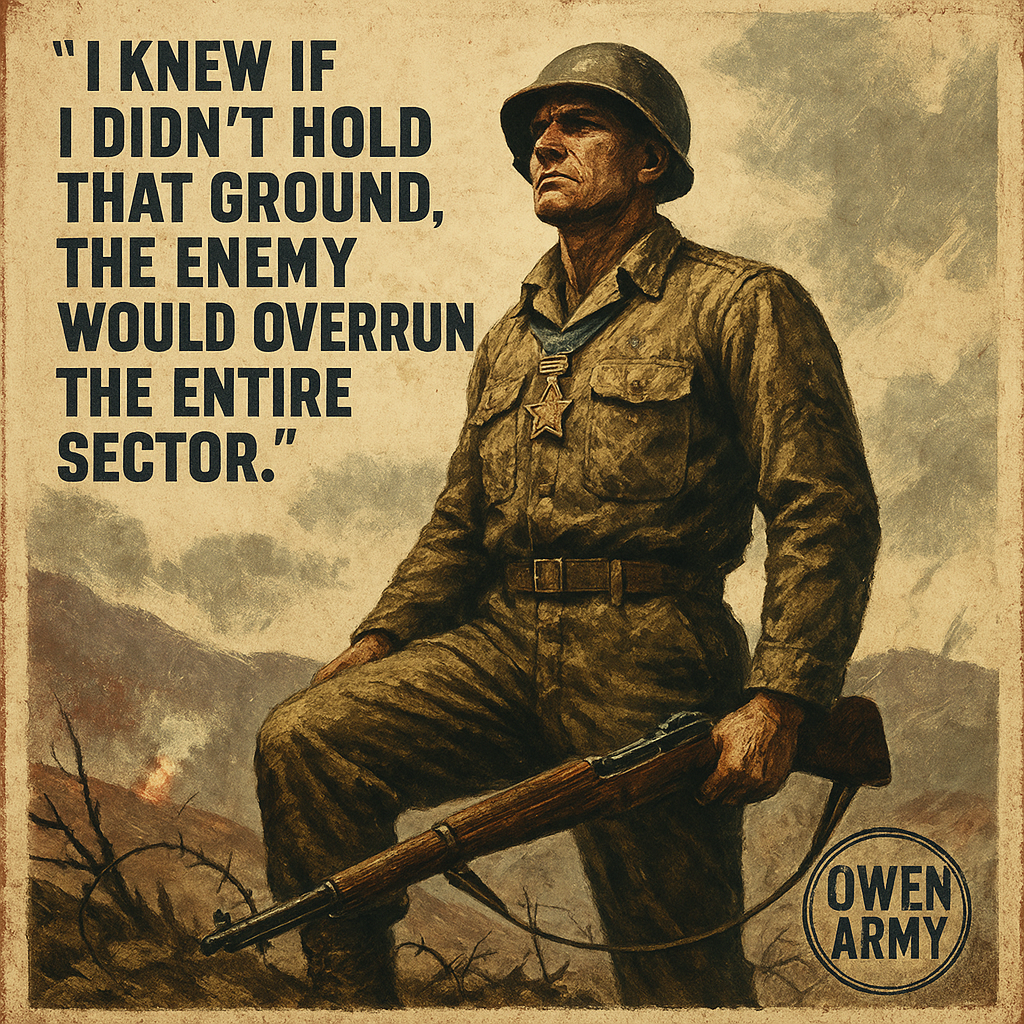 Captain Edward R. Schowalter Jr.'s Medal of Honor Stand in Korea