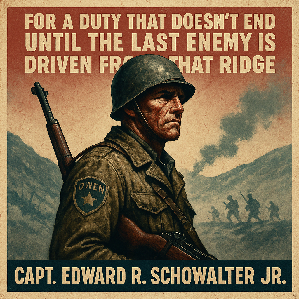 Captain Edward Schowalter Jr.'s Medal of Honor at Hill 139