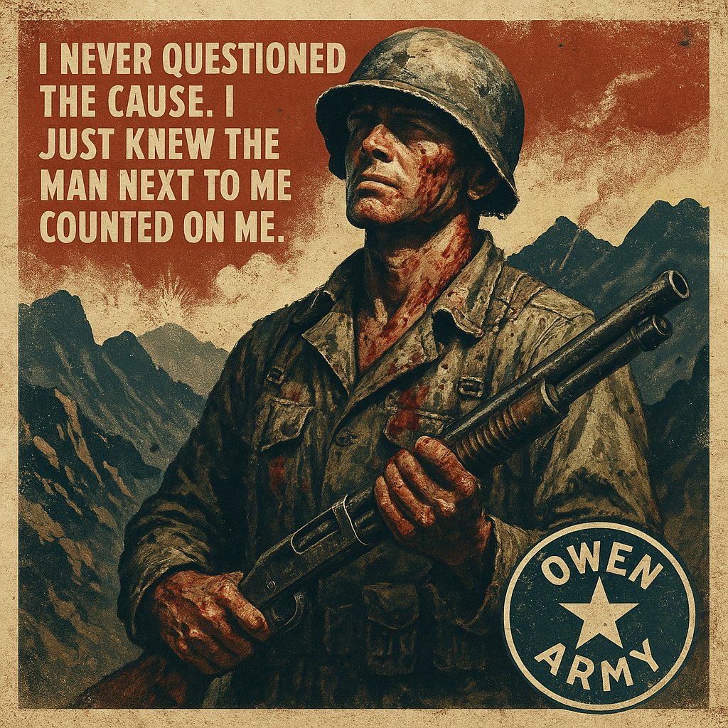Medal of Honor Recipient Edward R. Schowalter Jr. at Heartbreak Ridge