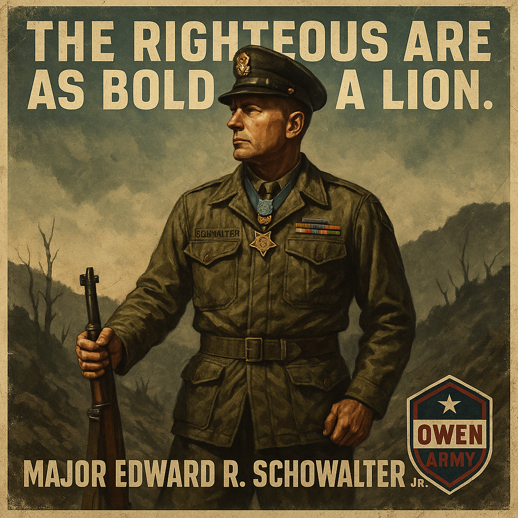 Edward R. Schowalter Jr. Earned the Medal of Honor at Triangle Hill
