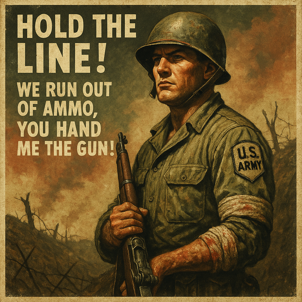 Edward R. Schowalter Jr. Holds Heartbreak Ridge in Korea