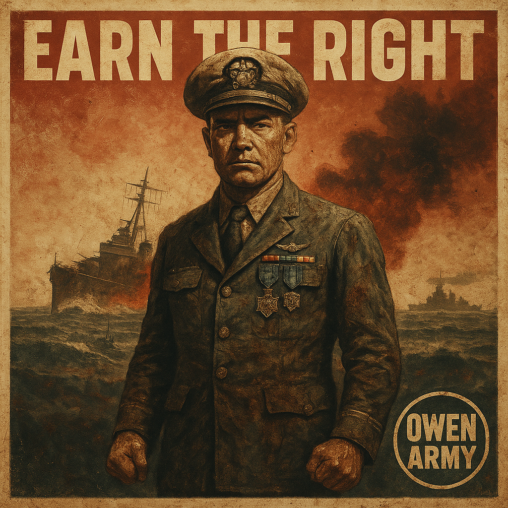 Medal of Honor hero Ernest E. Evans at the Battle off Samar