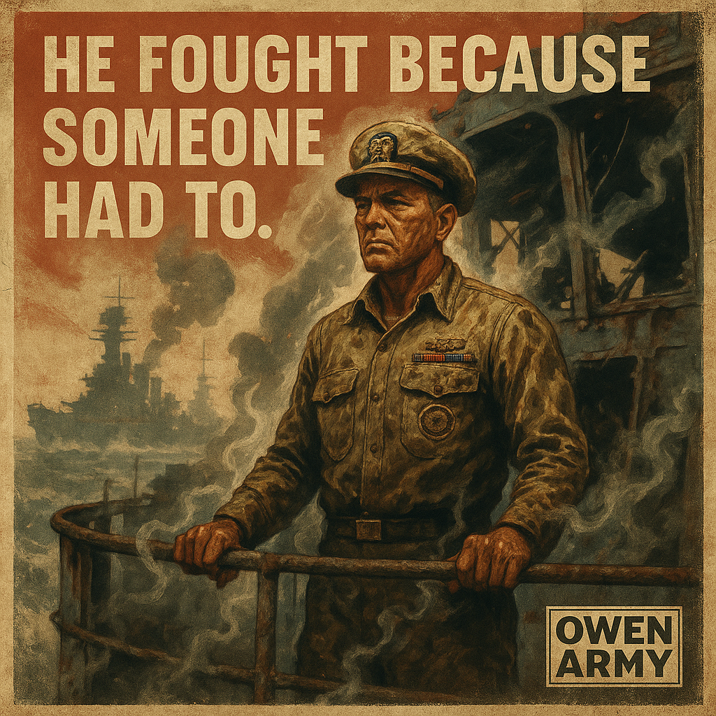 Medal of Honor hero Ernest E. Evans at the Battle of Leyte Gulf