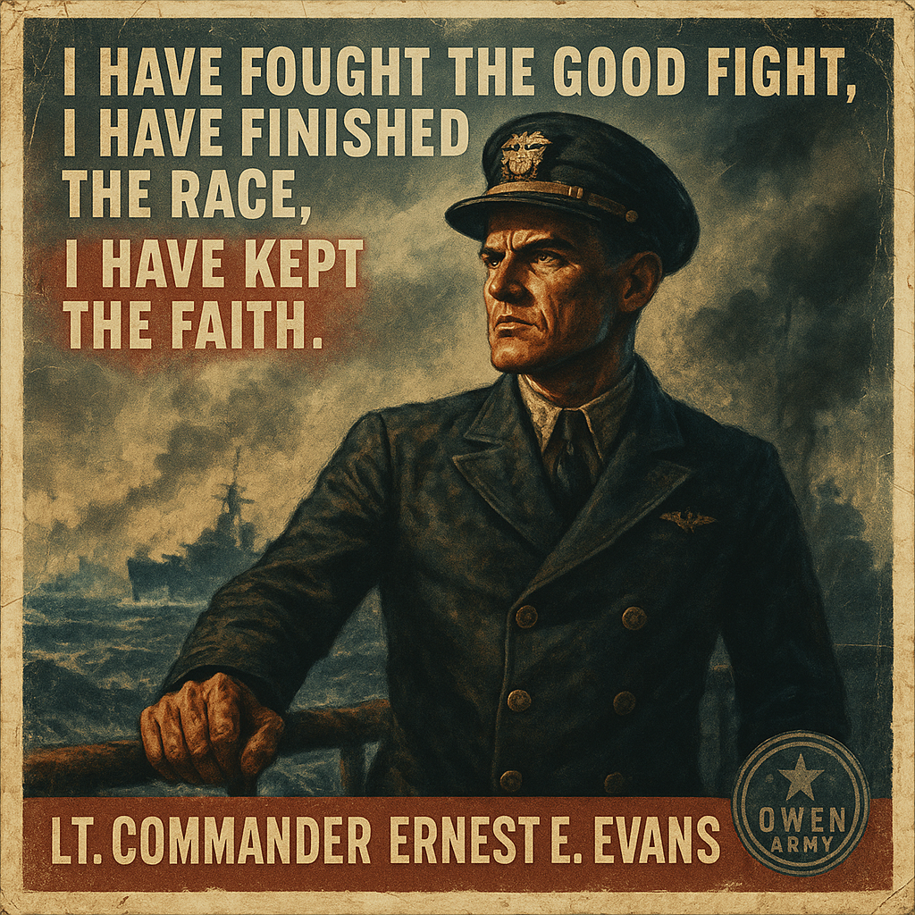 Ernest E. Evans and the USS Johnston's charge at Leyte Gulf