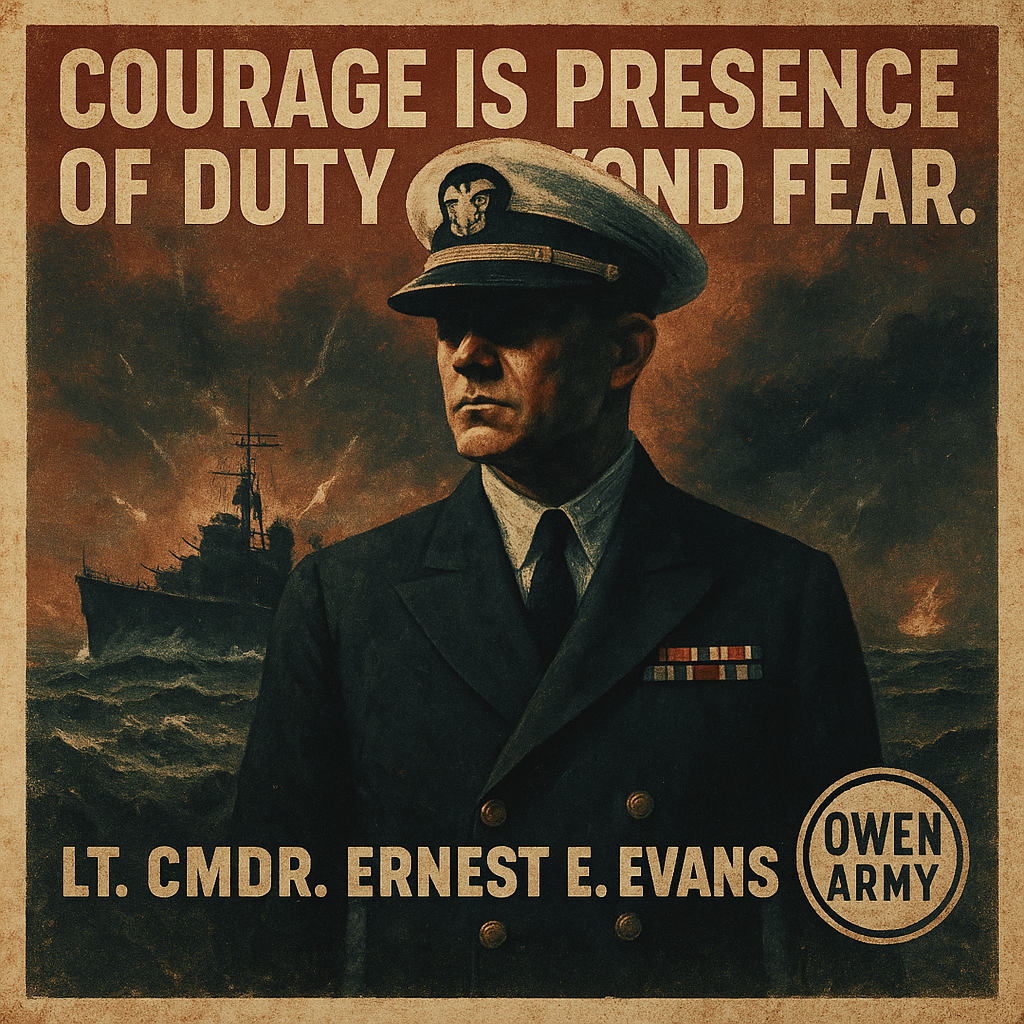 Ernest E. Evans and the USS Johnston's Last Stand at Leyte Gulf