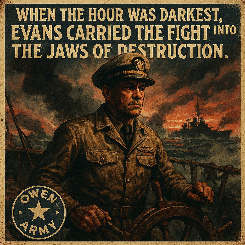 Ernest E. Evans' Defiant Charge That Saved Carriers at Samar