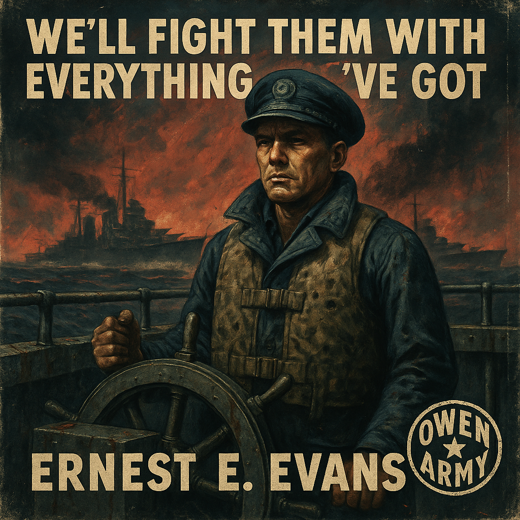 Ernest E. Evans' Courage at the Battle off Samar on Samuel B. Roberts