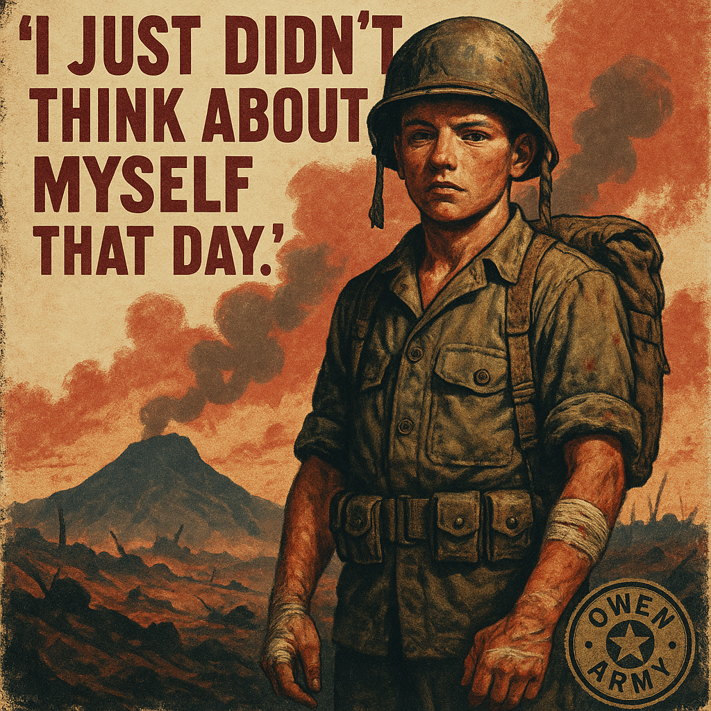 Jacklyn Harold Lucas Threw Himself on Two Grenades at Iwo Jima