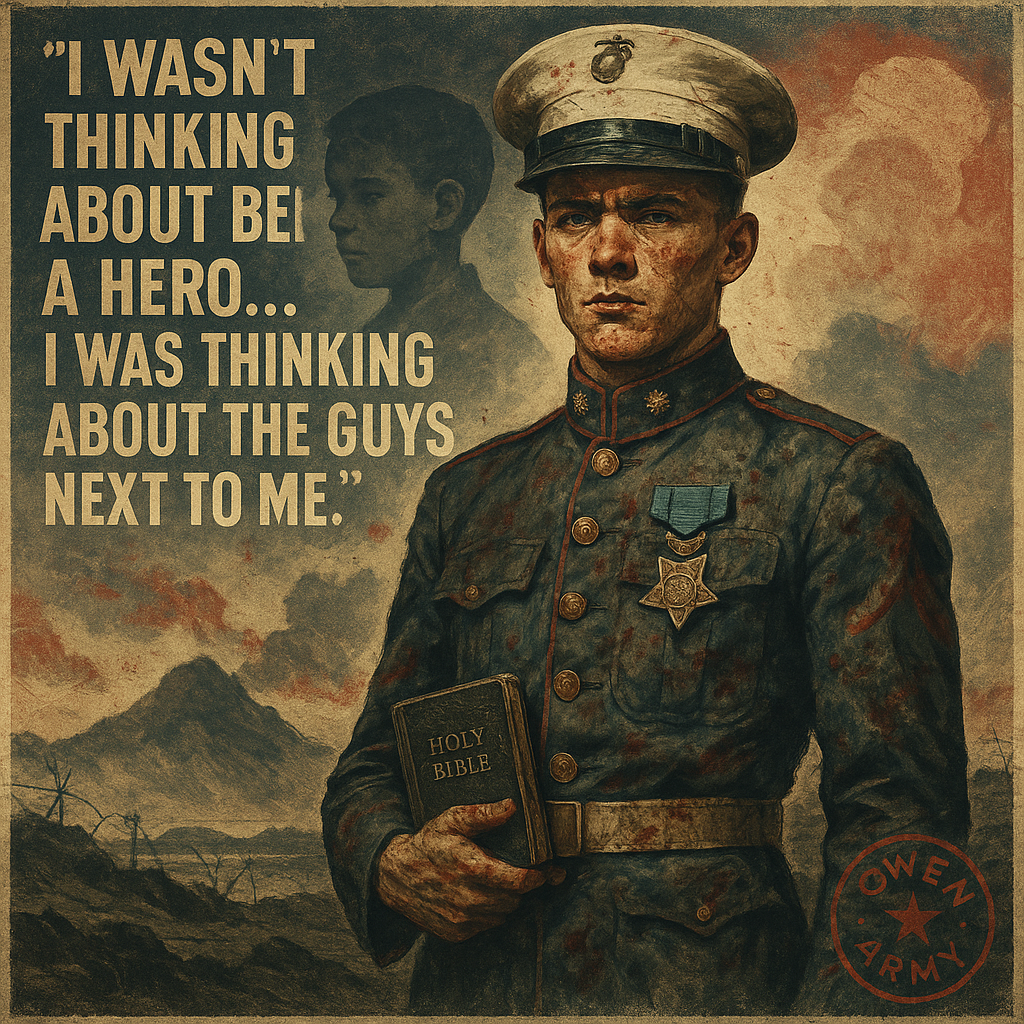 Jacklyn Lucas Iwo Jima Teen Who Leapt on Grenades to Save Comrades