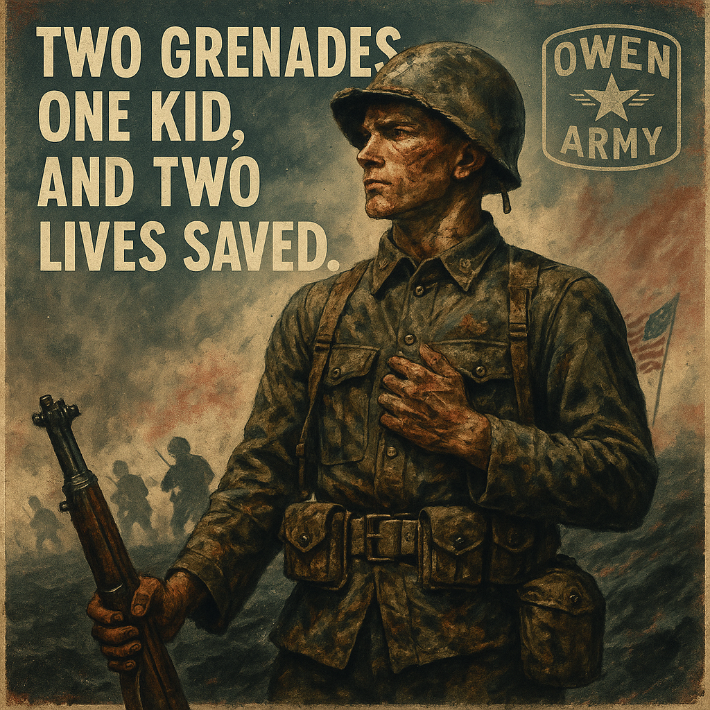 Jacklyn Lucas Dove on Grenades at Iwo Jima to Save Marines