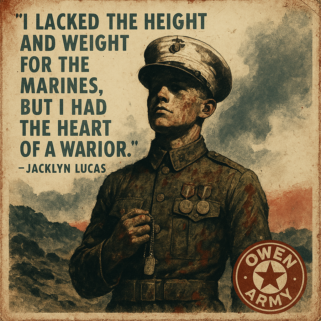 Jacklyn Lucas, the youngest Medal of Honor Marine at Iwo Jima