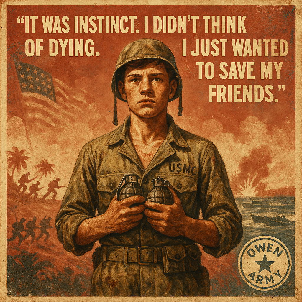 Jack Lucas, Youngest Marine Awarded Medal of Honor at Tarawa