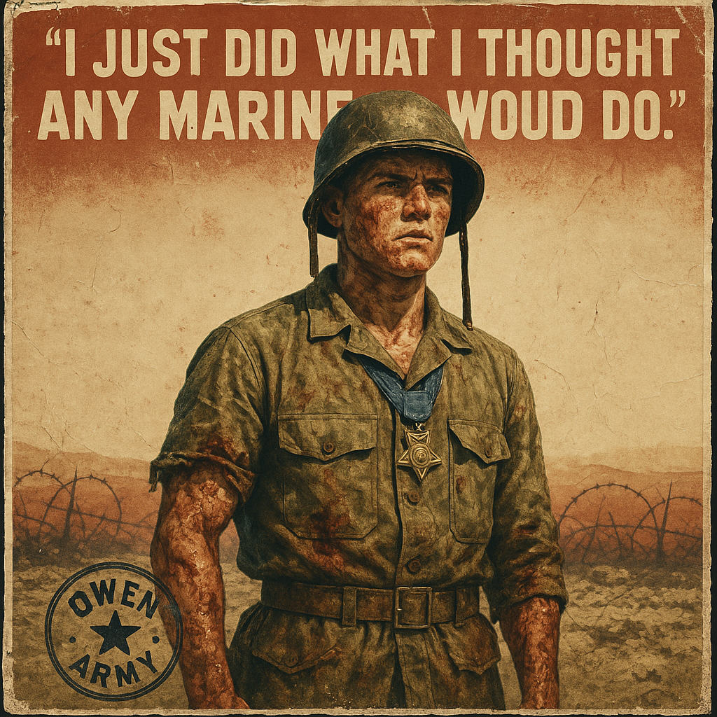 Youngest Marine Jacklyn Lucas Who Threw Himself on Two Grenades