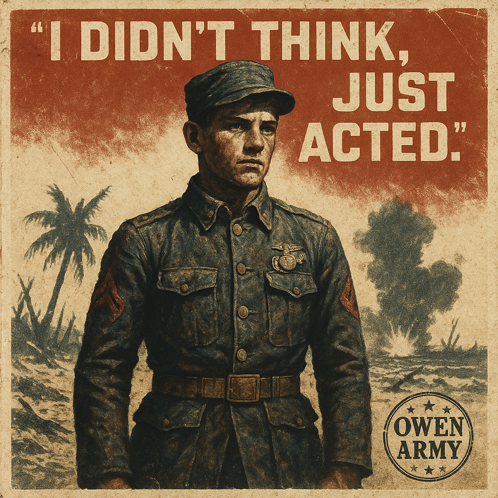 Teen Marine Jacklyn Lucas, Medal of Honor Recipient at Tarawa
