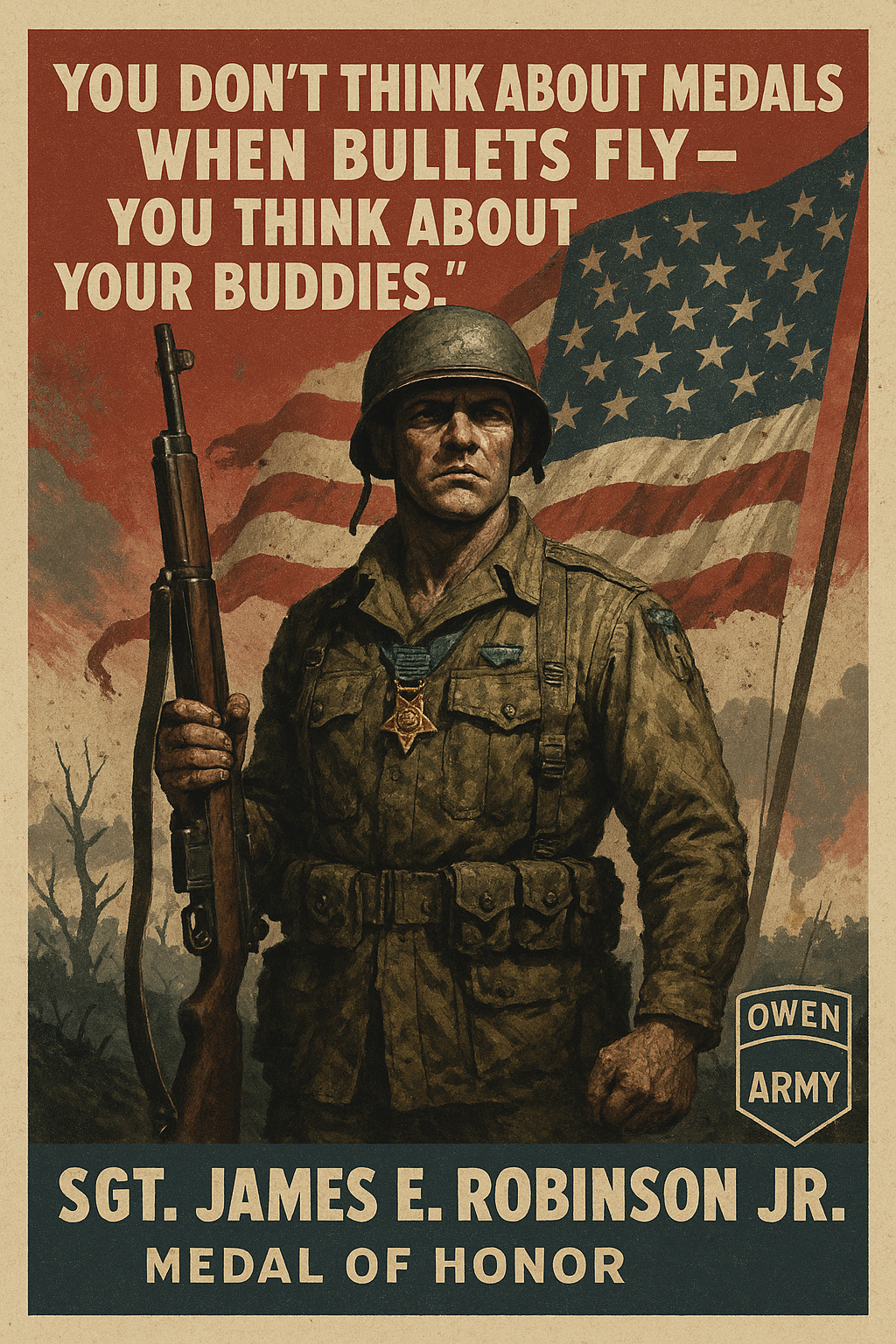 James E. Robinson Jr. Medal of Honor heroism at Nijmegen