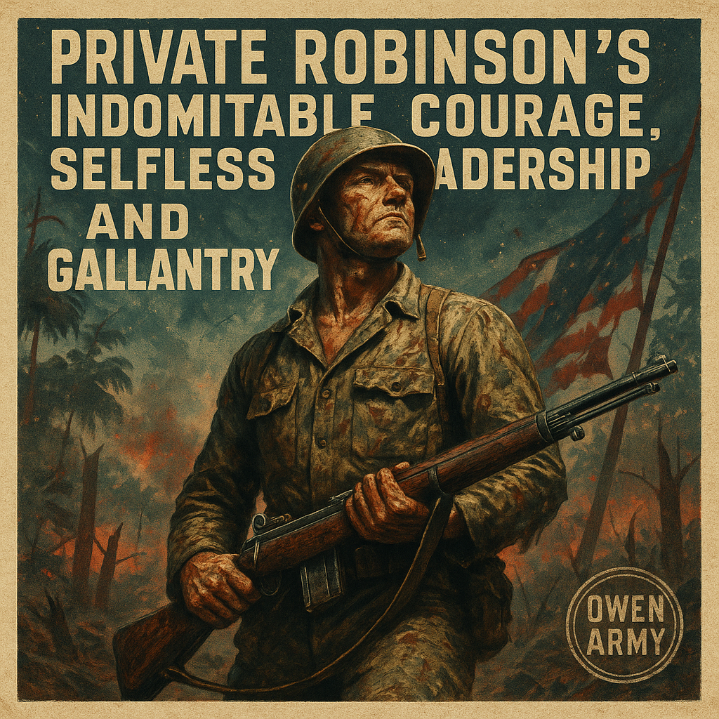 James E. Robinson Jr., Medal of Honor Recipient in Leyte, 1944