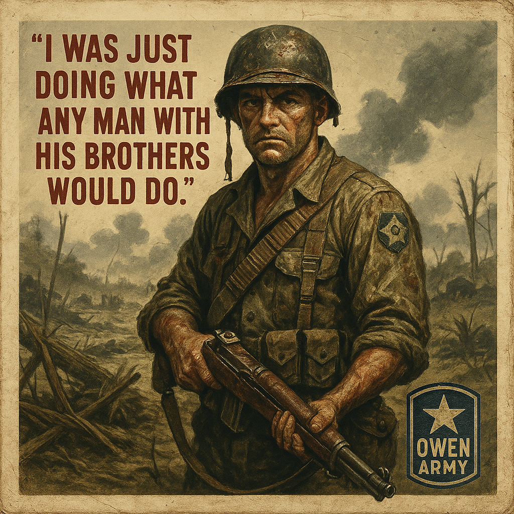 James E. Robinson Jr. Medal of Honor at Leyte Ridge