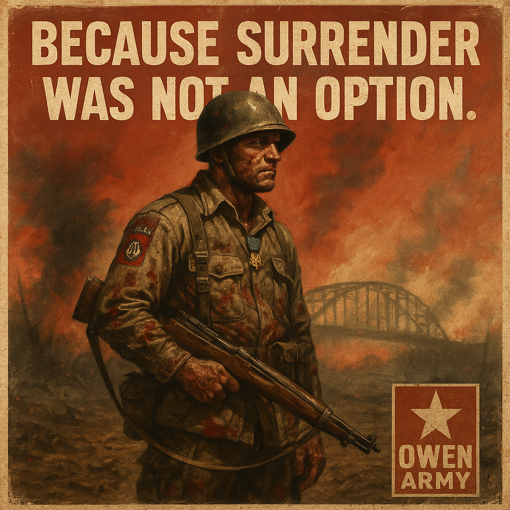 James E. Robinson Jr. Medal of Honor Hero at Nijmegen Bridge