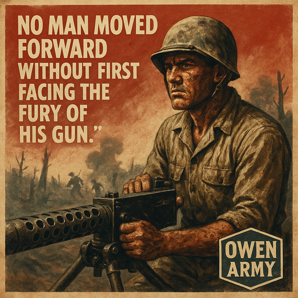 John Basilone's Stand as Machine Gunner on Lunga Ridge, Guadalcanal