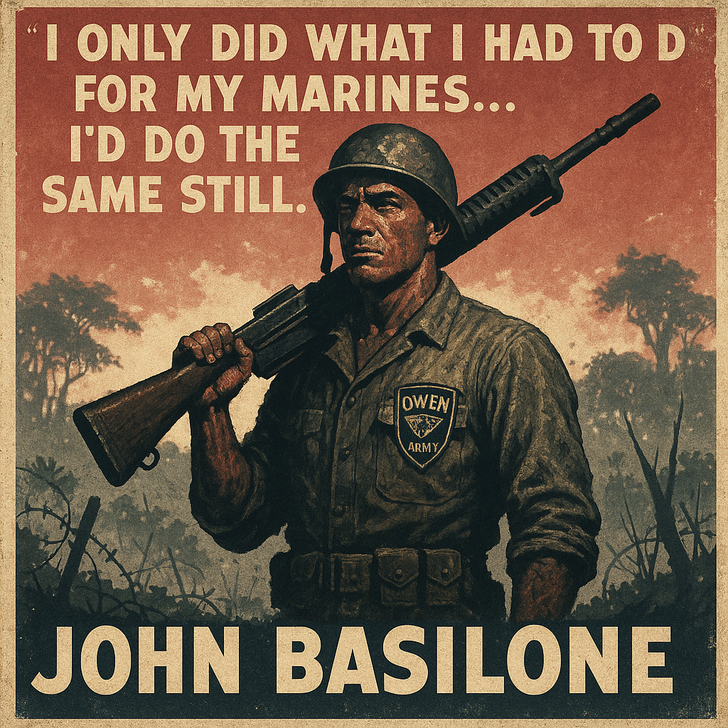 John Basilone Marine and Medal of Honor Hero from Guadalcanal