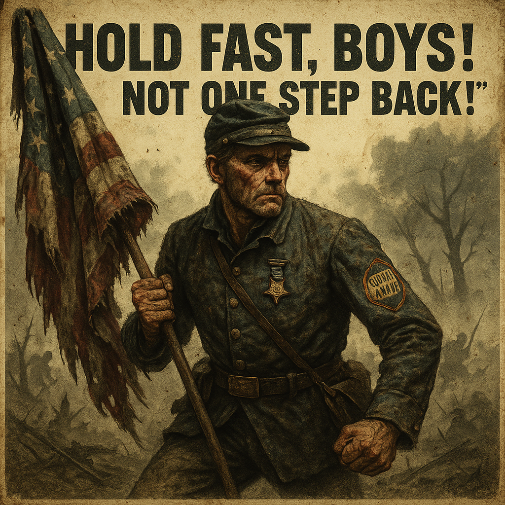 Robert J. Patterson’s rescue of the colors at Chickamauga, 1863