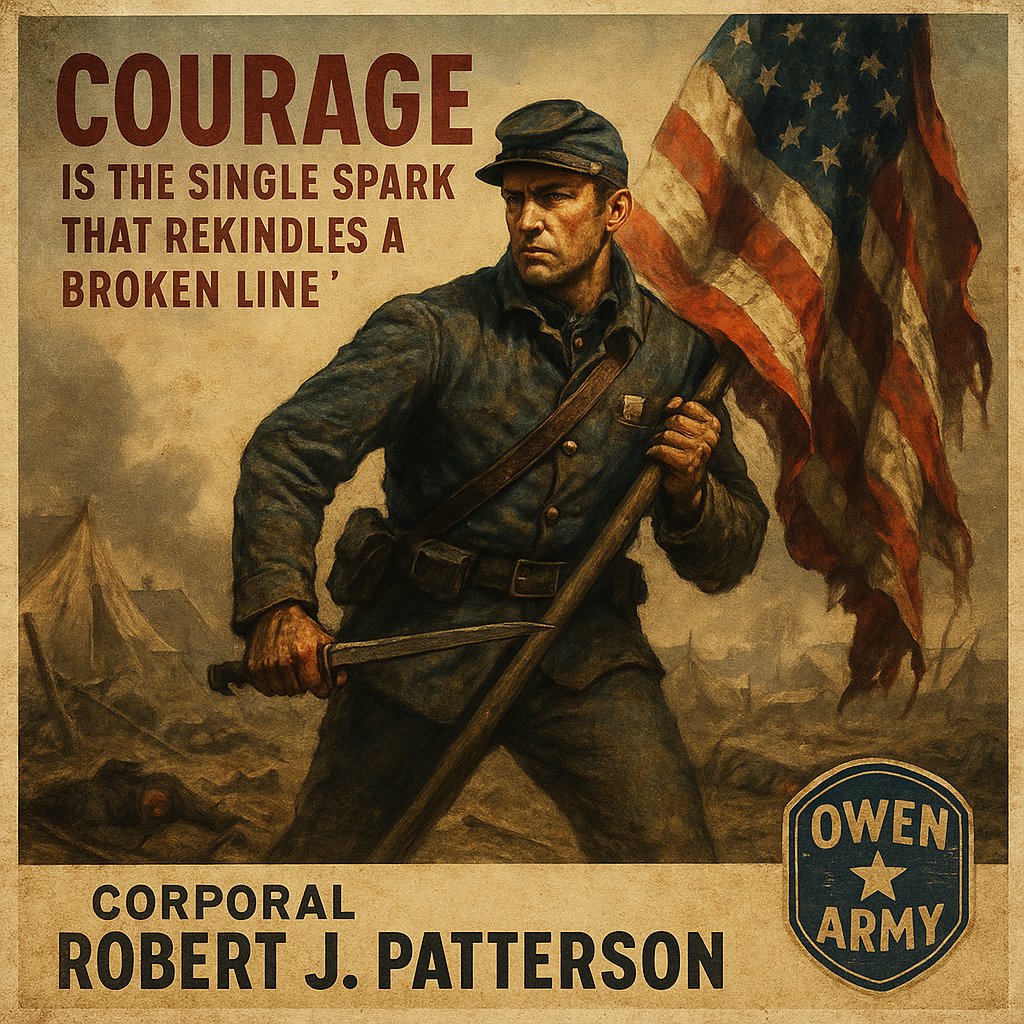 Robert J. Patterson's Medal of Honor Stand at Petersburg