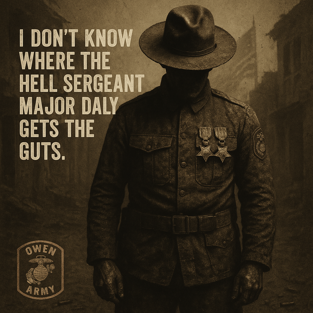 Daniel J. Daly Twice Awarded Medal of Honor at Tientsin and Belleau