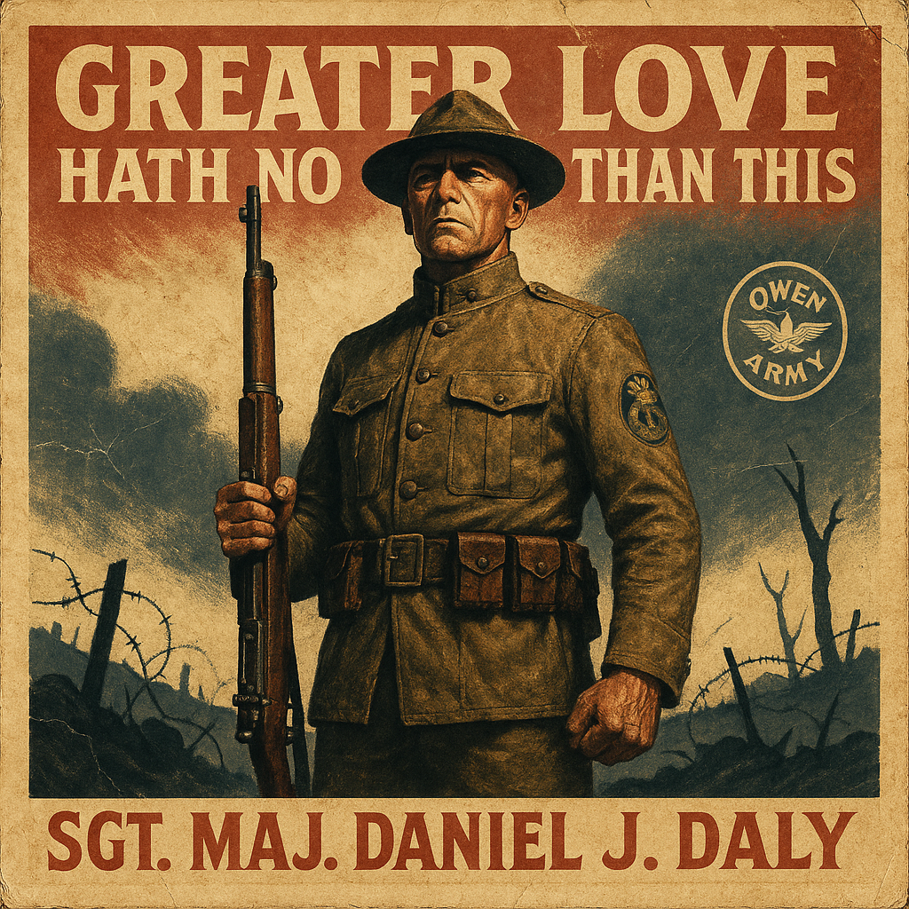 Sgt. Maj. Daniel J. Daly, Marine Twice Awarded the Medal of Honor