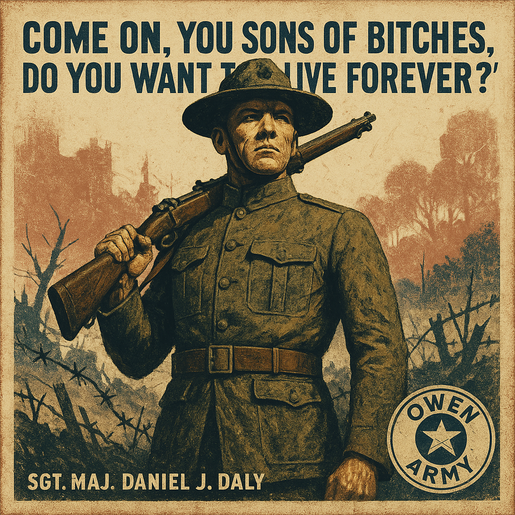 Marine Sgt. Maj. Daniel J. Daly Earned Two Medals of Honor