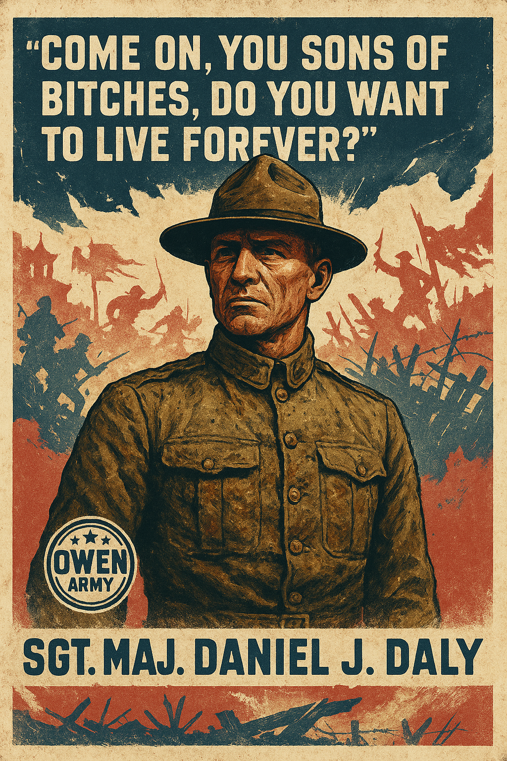 Daniel J. Daly two-time Medal of Honor Marine from the Boxer Rebellion