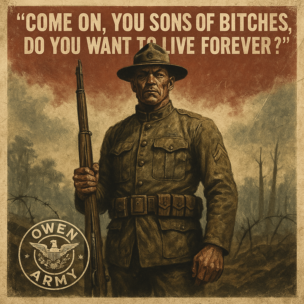 Sergeant Major Daniel J. Daly, Marine at Belleau Wood with Two Medals