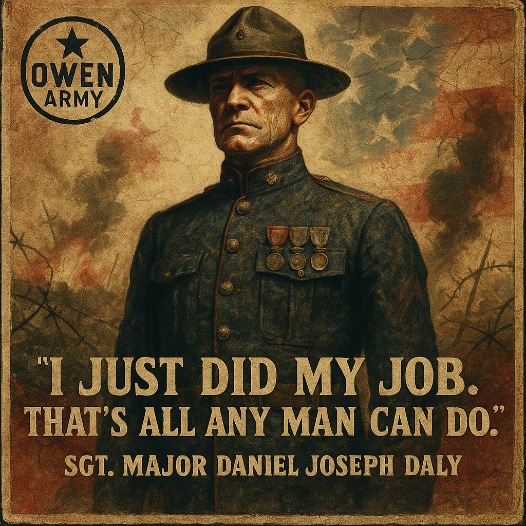 Sergeant Major Daniel Daly Twice Awarded the Medal of Honor