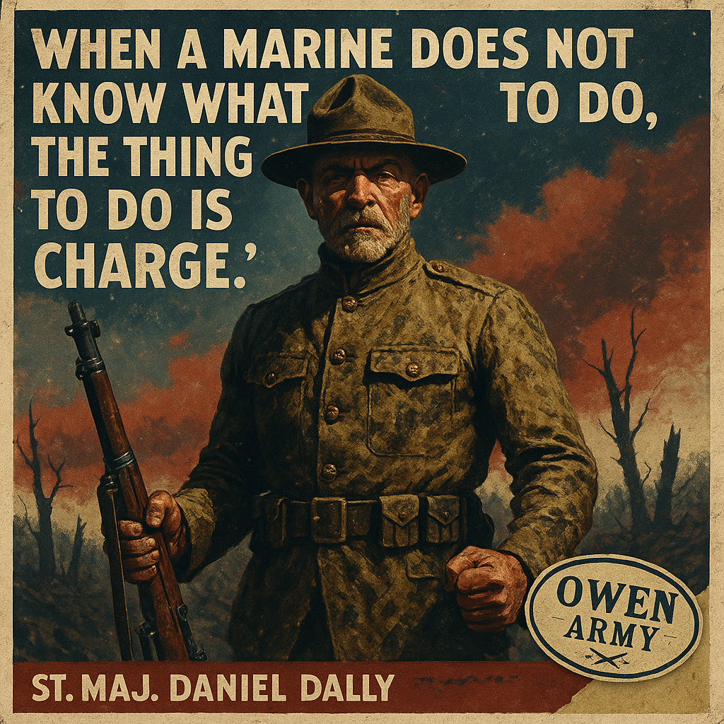 Daniel Daly Twice Awarded the Medal of Honor at Belleau Wood