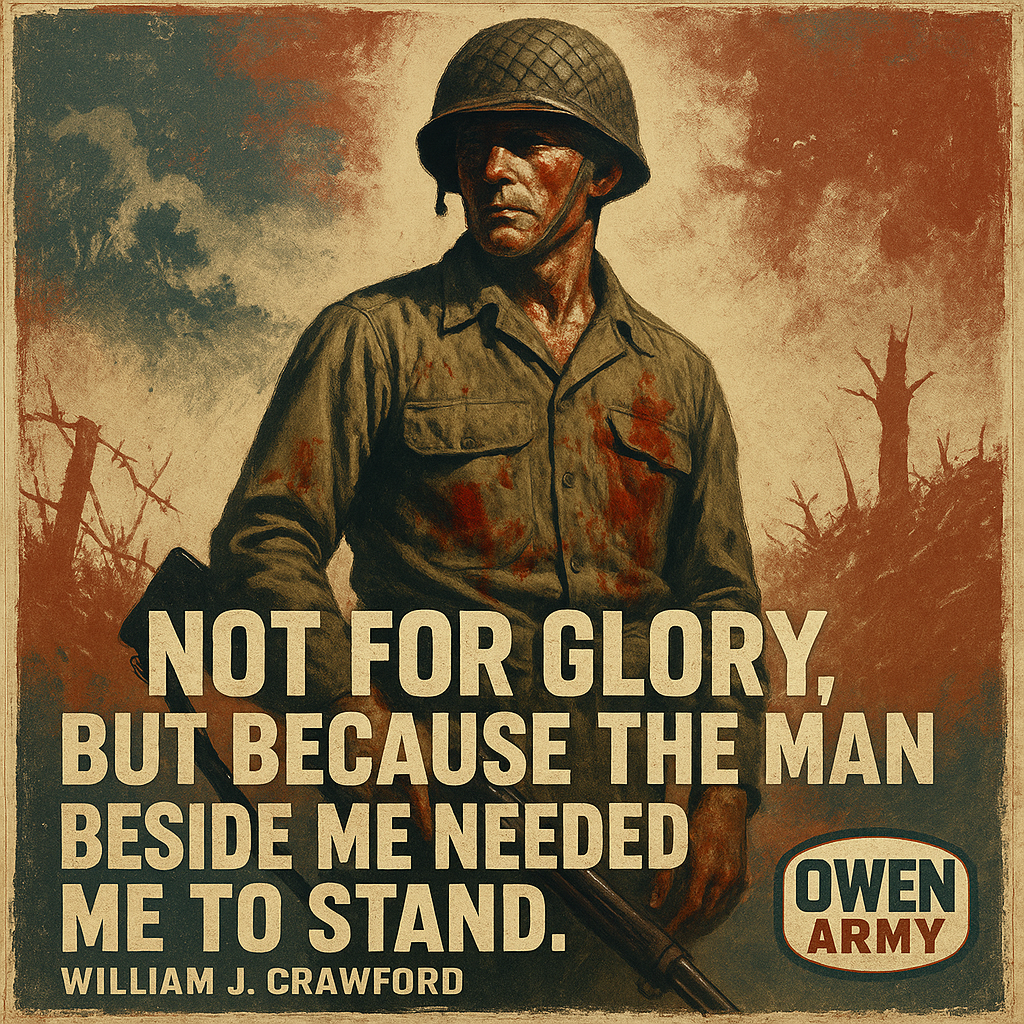 William J. Crawford Medal of Honor Hero Wounded in Normandy