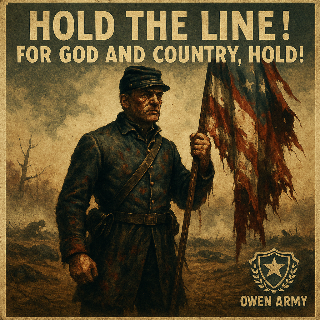 William McKinley Rallying the Flag at Shiloh Under Fire