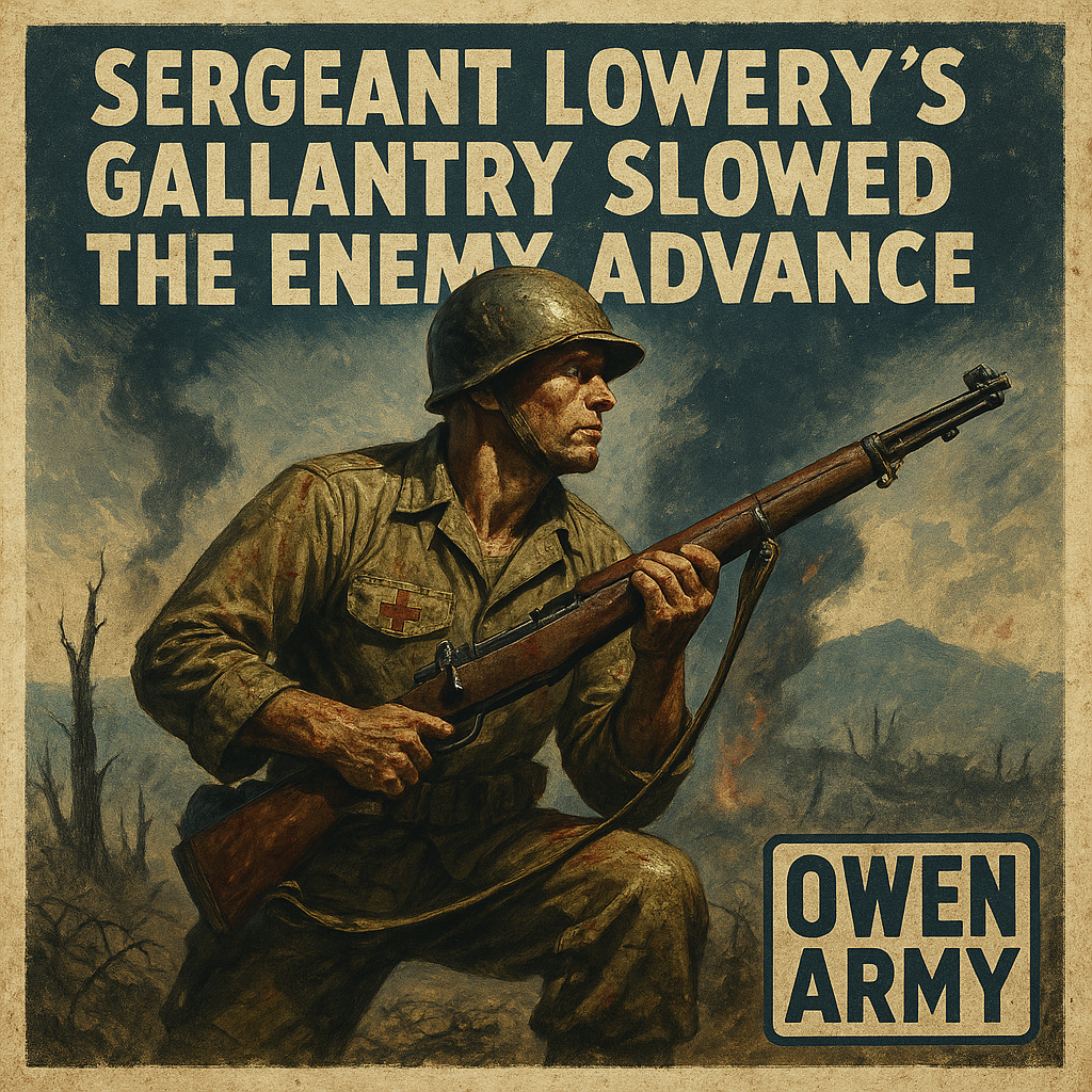 William M. Lowery Medal of Honor recipient at Hill 665 in Korea