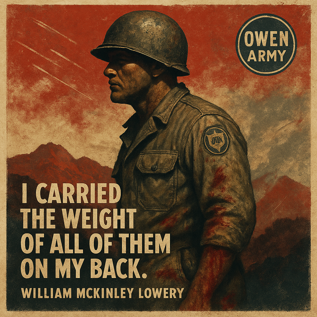 William McKinley Lowery Medal of Honor Recipient at Bloody Ridge Korea