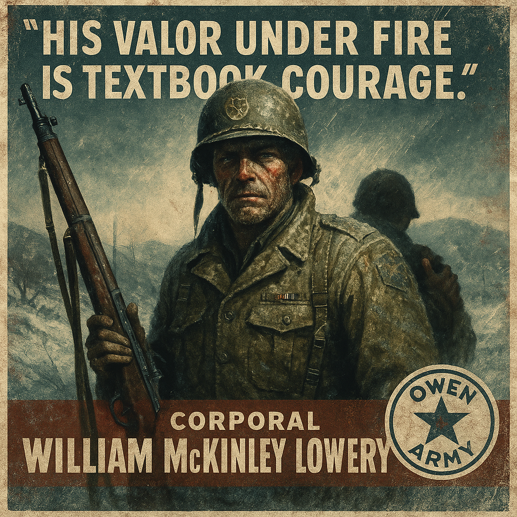 William McKinley Lowery, Medal of Honor Hero in Korean War
