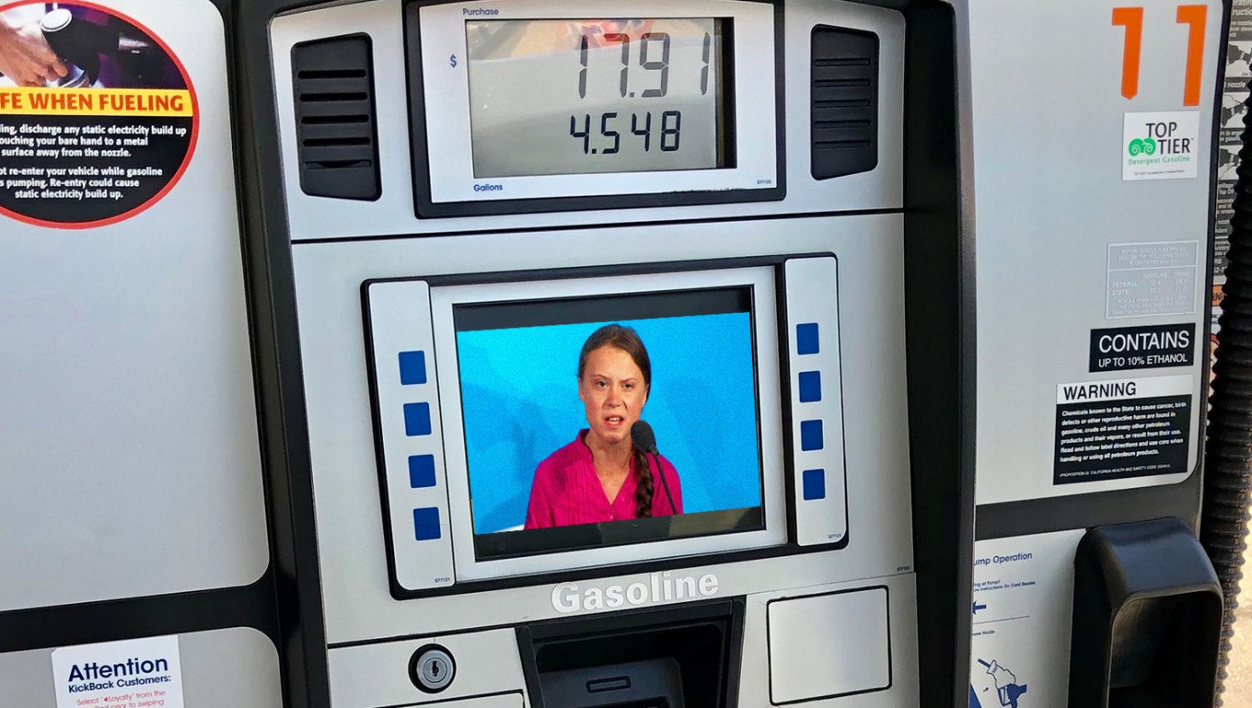 New Law Requires You To Listen To Greta Thunberg Lecture Before Purchasing Gasoline