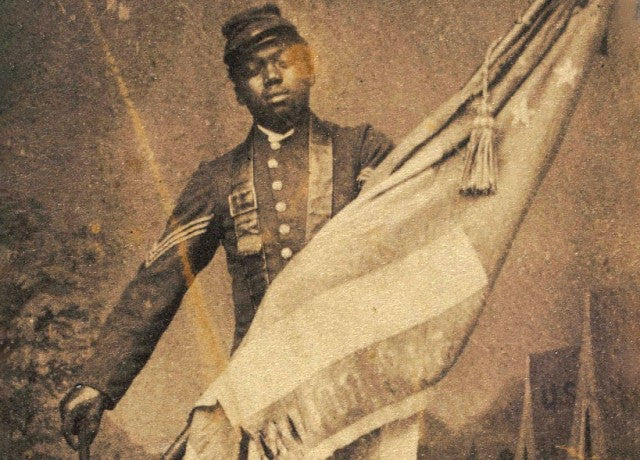 First Black Recipient of Medal of Honor: "Boys, I only did my duty" Refused to let Flag Fall