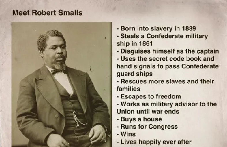 Slave that Stole Confederate Ship, Rescued Slaves, Became Mil Advisor to Union and then Congressman
