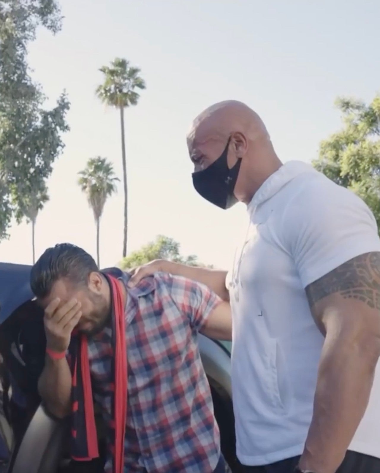 Dwayne ‘The Rock’ Johnson gives away his custom truck to Navy vet for holidays